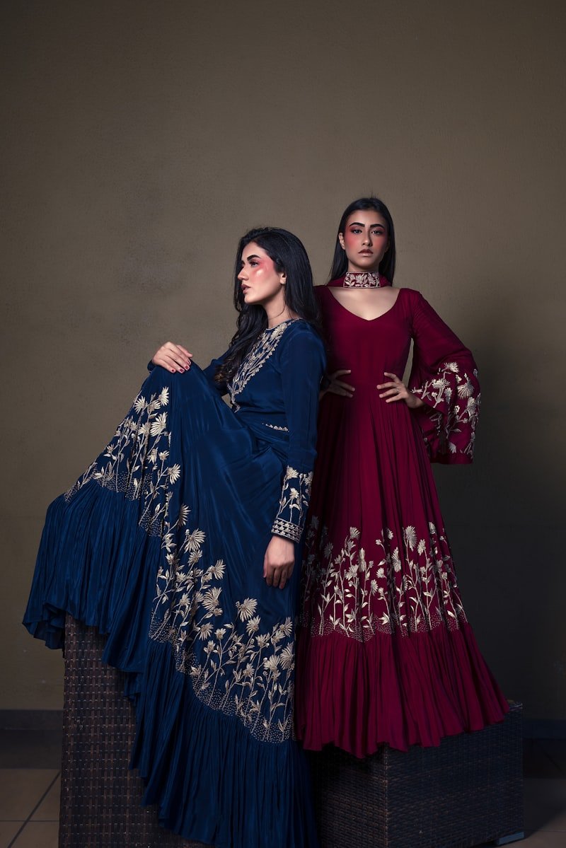 Printed Anarkali Kurta Set